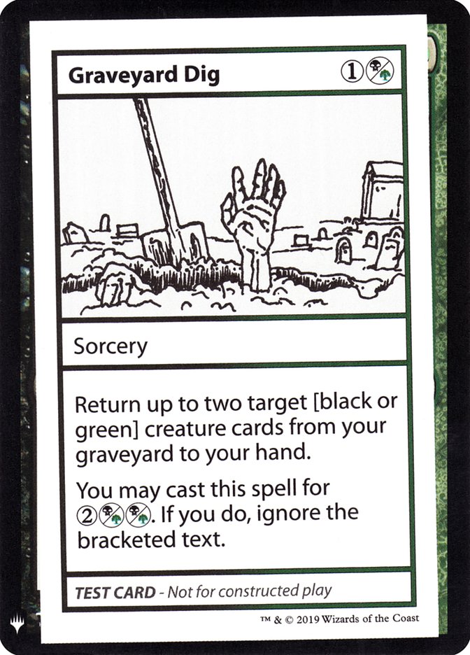 Graveyard Dig [Mystery Booster Playtest Cards] | Game Grid - Logan