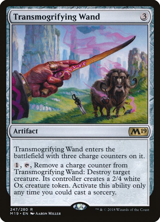 Transmogrifying Wand [Core Set 2019] | Game Grid - Logan