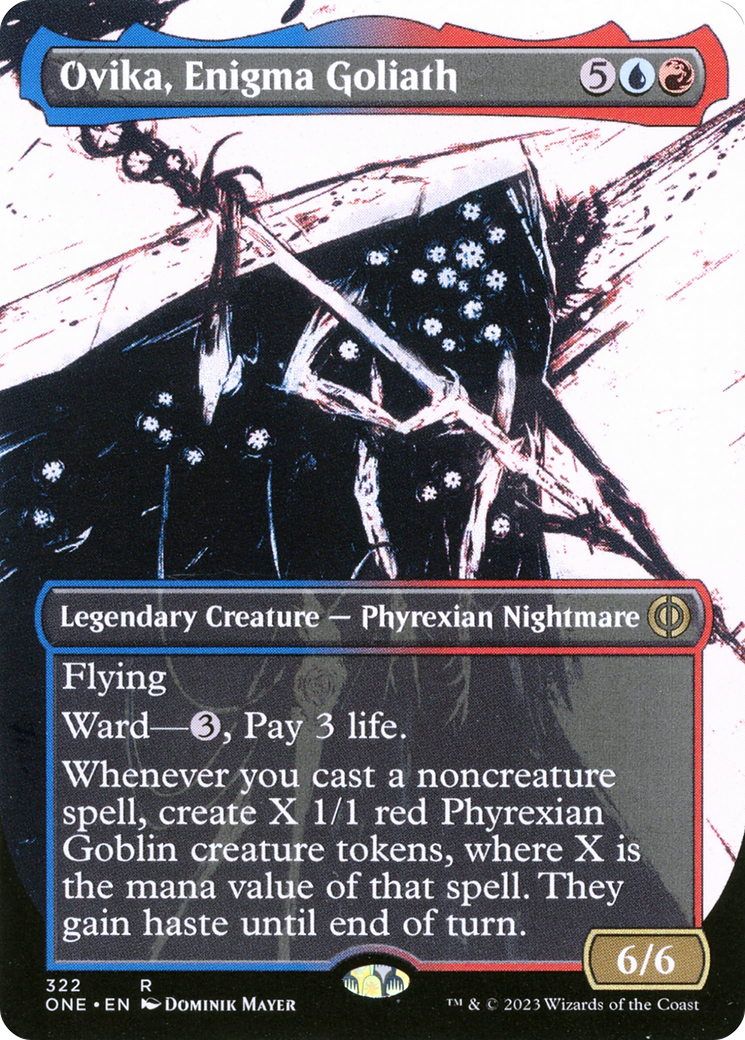 Ovika, Enigma Goliath (Borderless Ichor) [Phyrexia: All Will Be One] | Game Grid - Logan