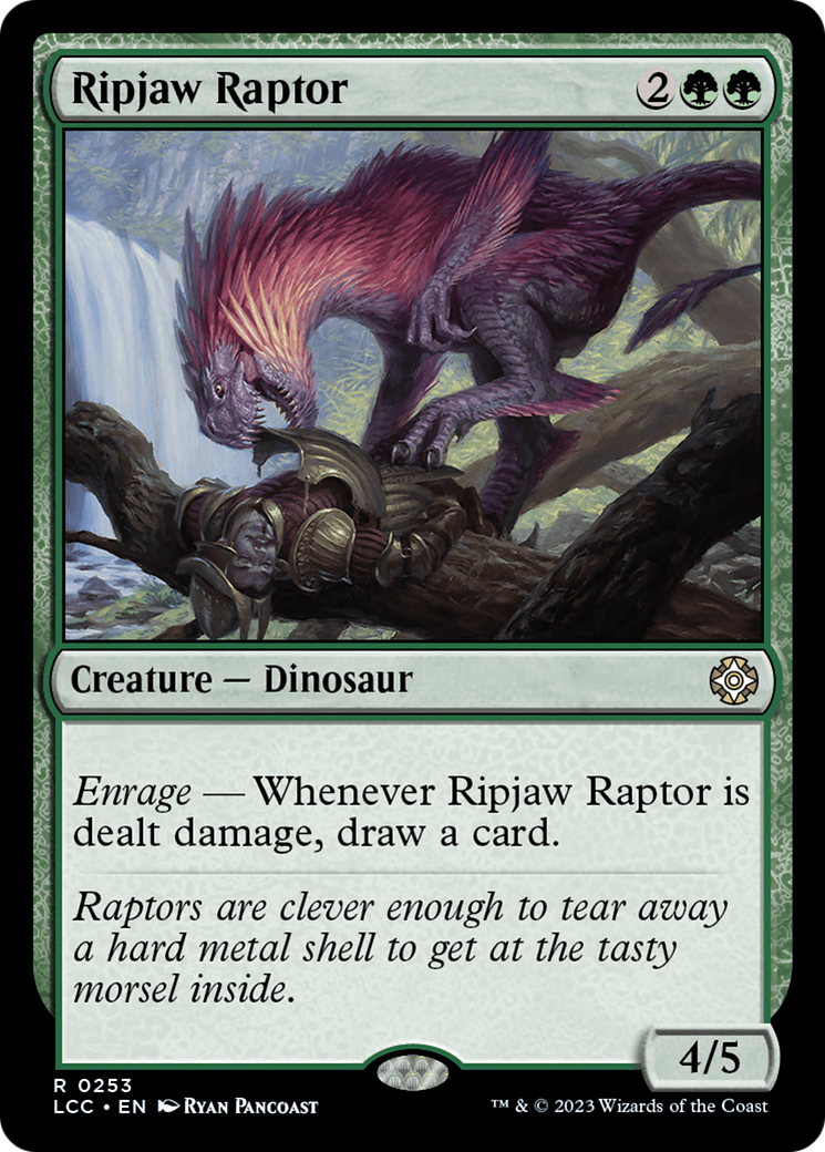 Ripjaw Raptor [The Lost Caverns of Ixalan Commander] | Game Grid - Logan