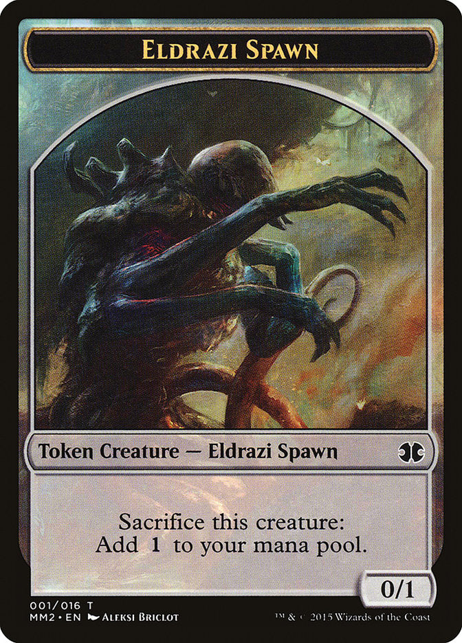 Eldrazi Spawn Token (001/016) [Modern Masters 2015 Tokens] | Game Grid - Logan