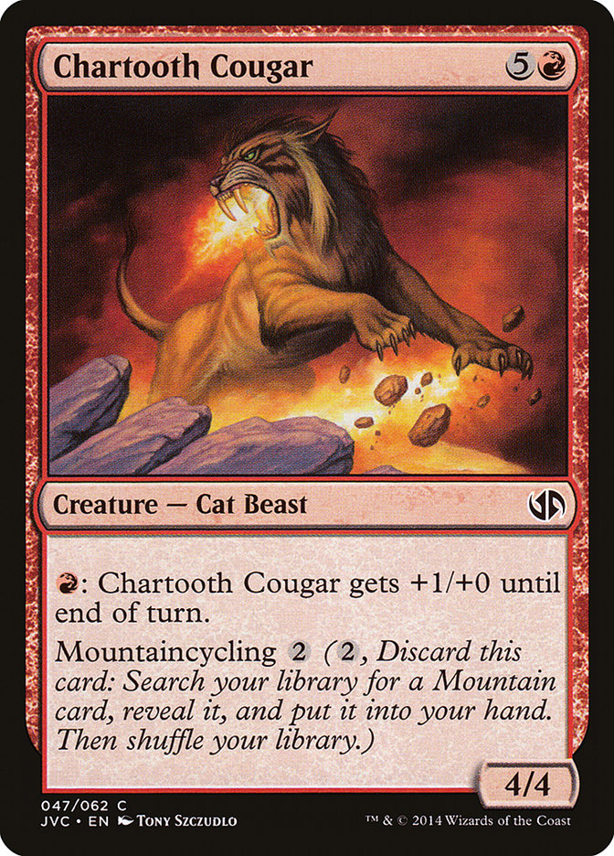 Chartooth Cougar [Duel Decks Anthology] | Game Grid - Logan