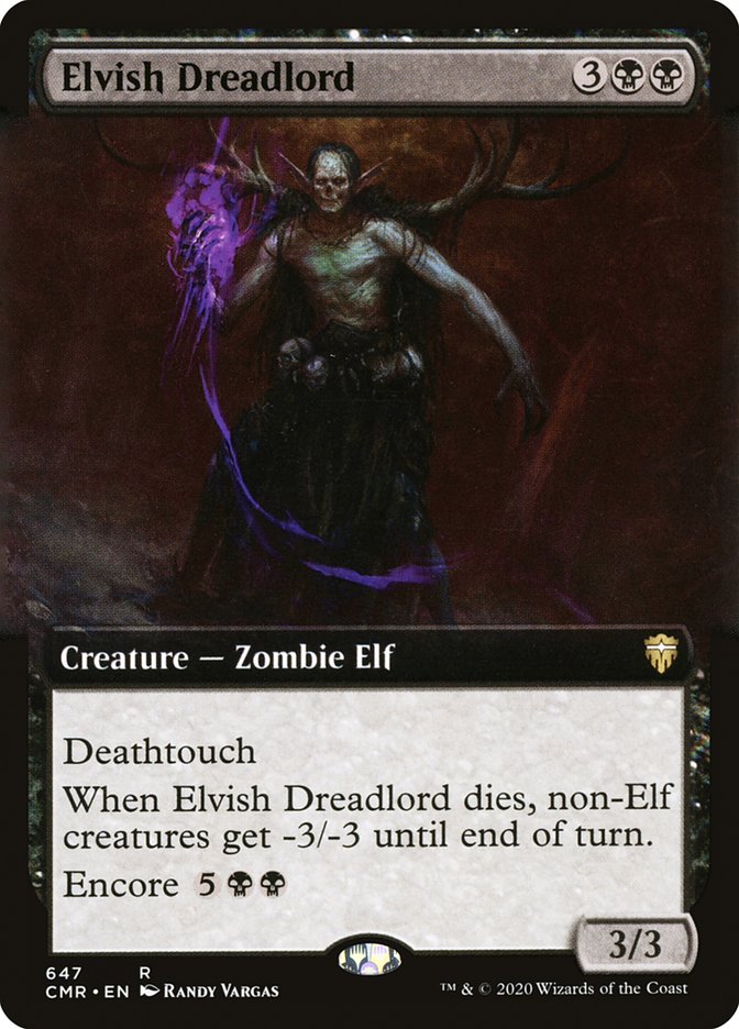 Elvish Dreadlord (Extended Art) [Commander Legends] | Game Grid - Logan