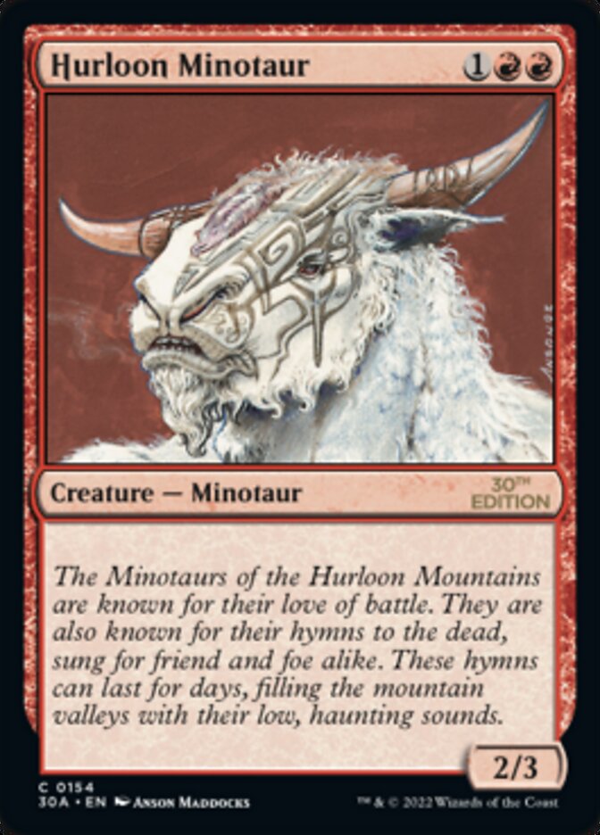 Hurloon Minotaur [30th Anniversary Edition] | Game Grid - Logan