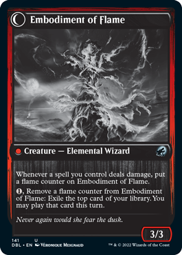 Flame Channeler // Embodiment of Flame [Innistrad: Double Feature] | Game Grid - Logan