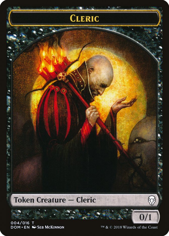 Cleric Token [Dominaria Tokens] | Game Grid - Logan
