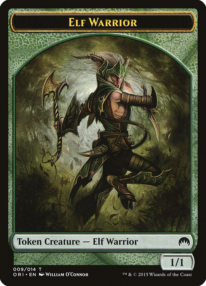 Elf Warrior Token [Magic Origins Tokens] | Game Grid - Logan