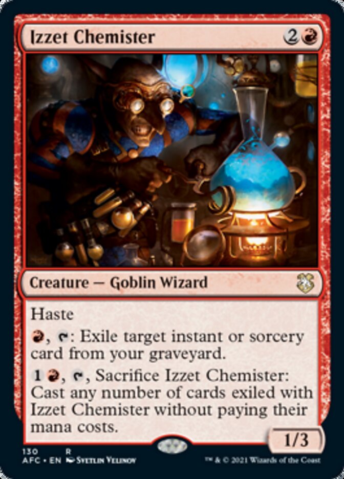 Izzet Chemister [Dungeons & Dragons: Adventures in the Forgotten Realms Commander] | Game Grid - Logan