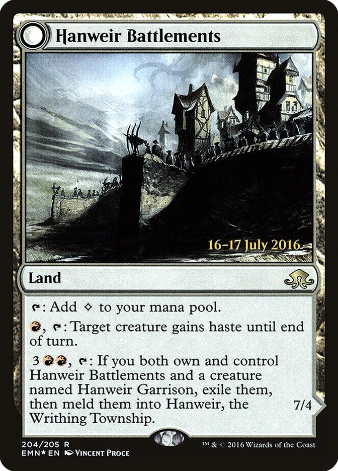 Hanweir Battlements [Eldritch Moon Prerelease Promos] | Game Grid - Logan