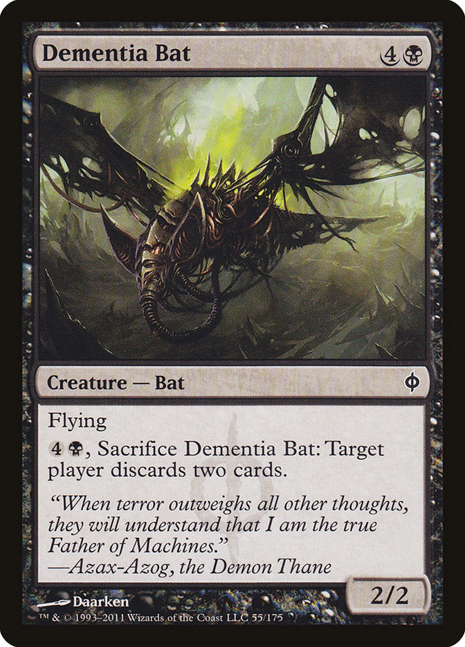 Dementia Bat [New Phyrexia] | Game Grid - Logan