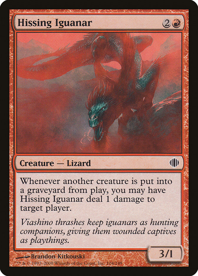 Hissing Iguanar [Shards of Alara] | Game Grid - Logan