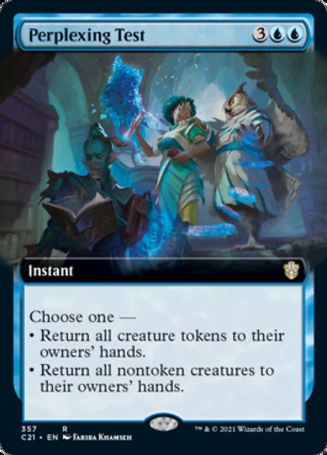 Perplexing Test (Extended Art) [Commander 2021] | Game Grid - Logan