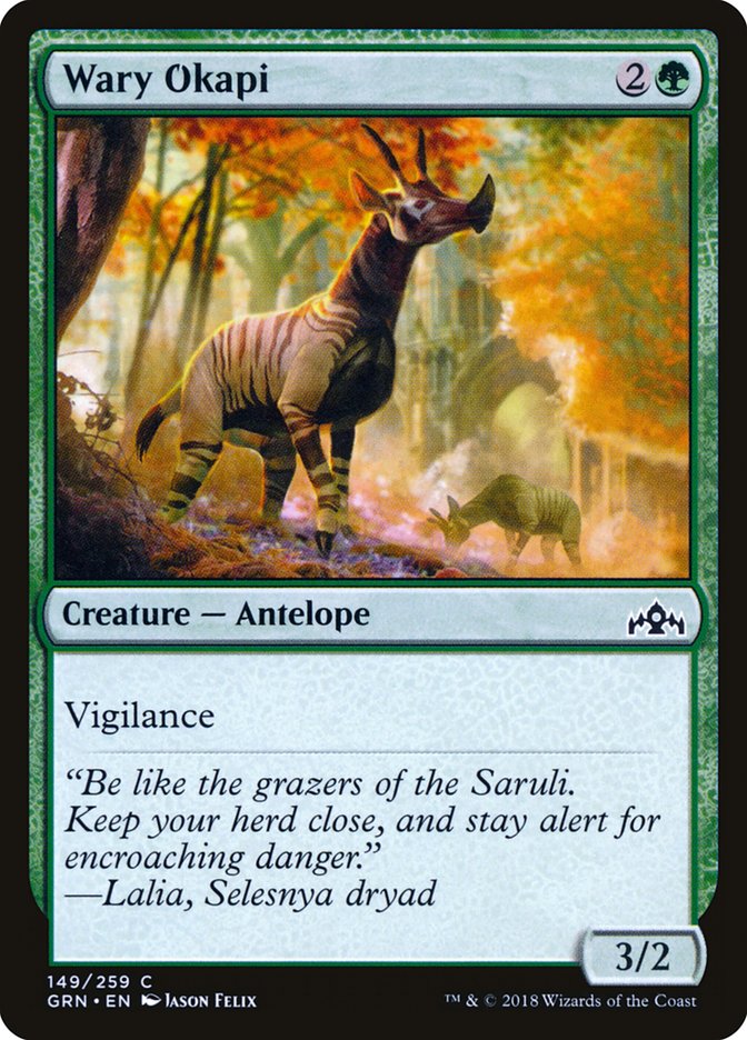 Wary Okapi [Guilds of Ravnica] | Game Grid - Logan