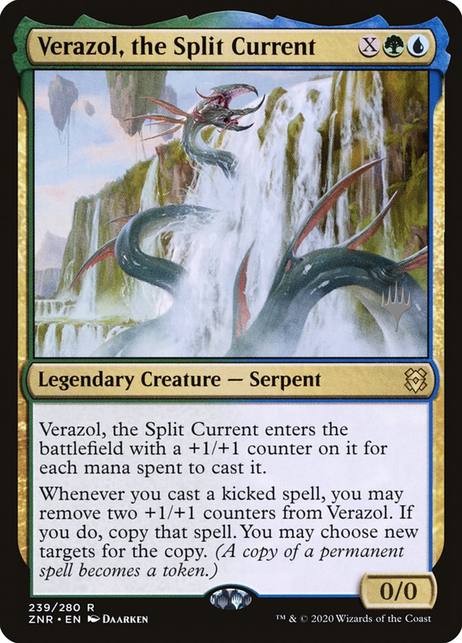 Verazol, the Split Current (Promo Pack) [Zendikar Rising Promos] | Game Grid - Logan