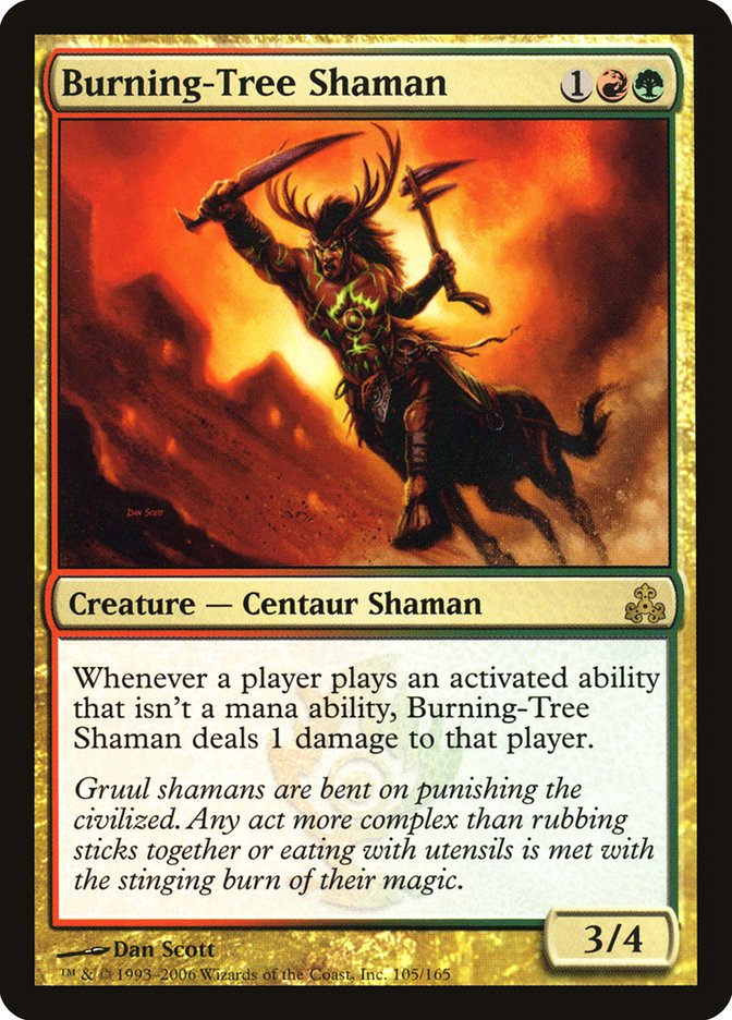 Burning-Tree Shaman [Guildpact] | Game Grid - Logan