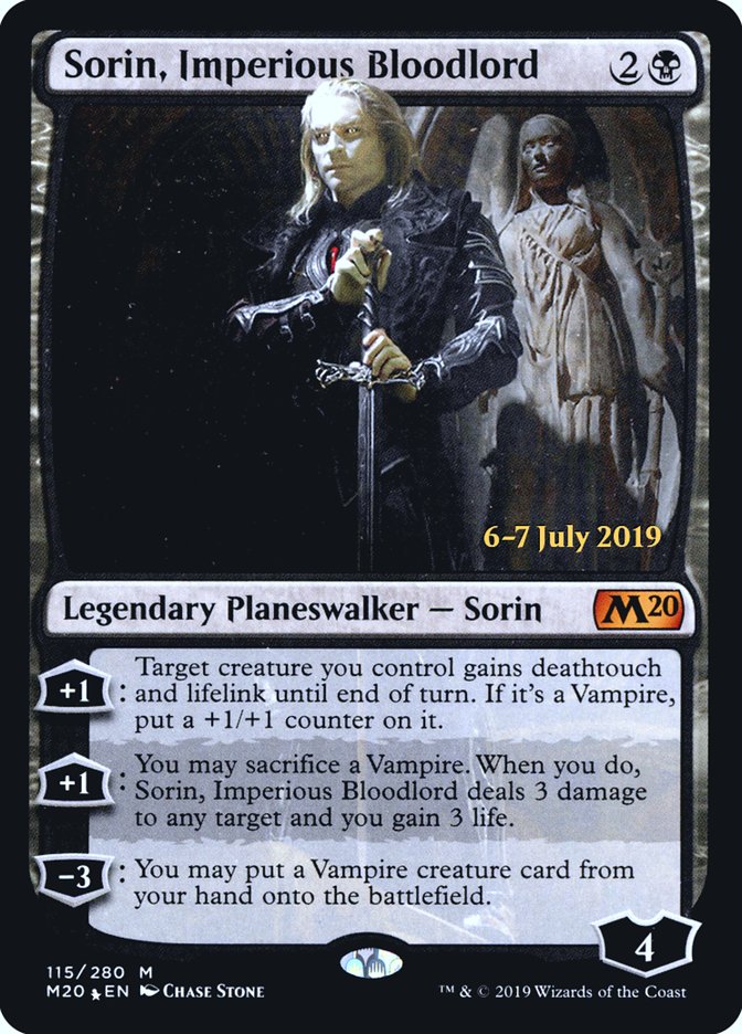 Sorin, Imperious Bloodlord [Core Set 2020 Prerelease Promos] | Game Grid - Logan