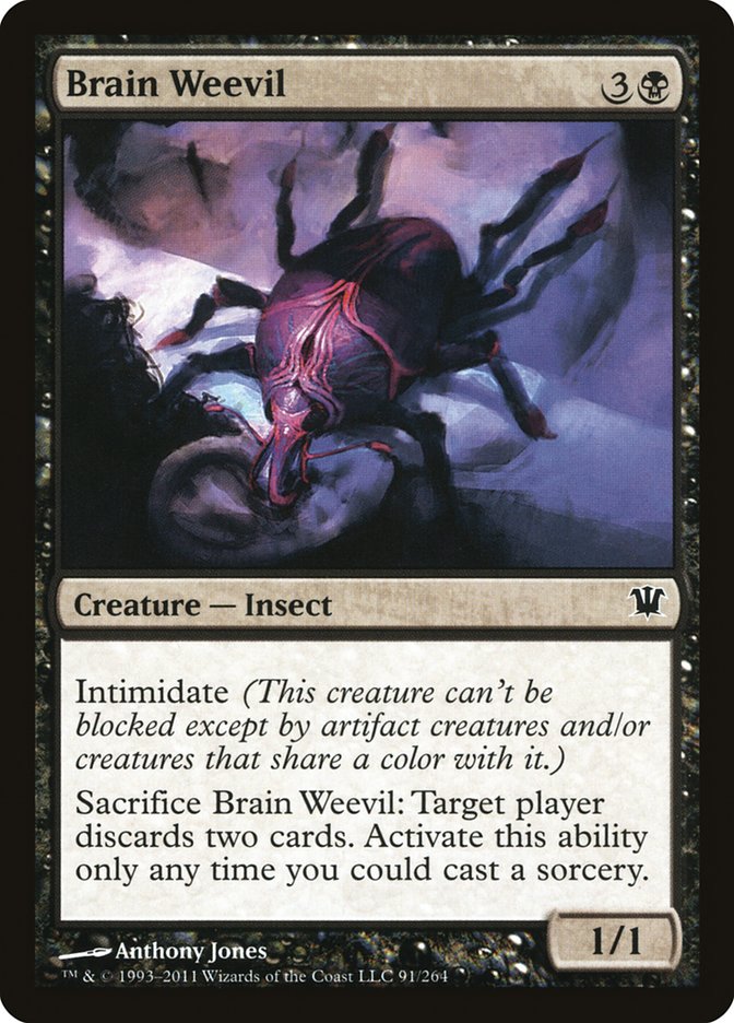 Brain Weevil [Innistrad] | Game Grid - Logan