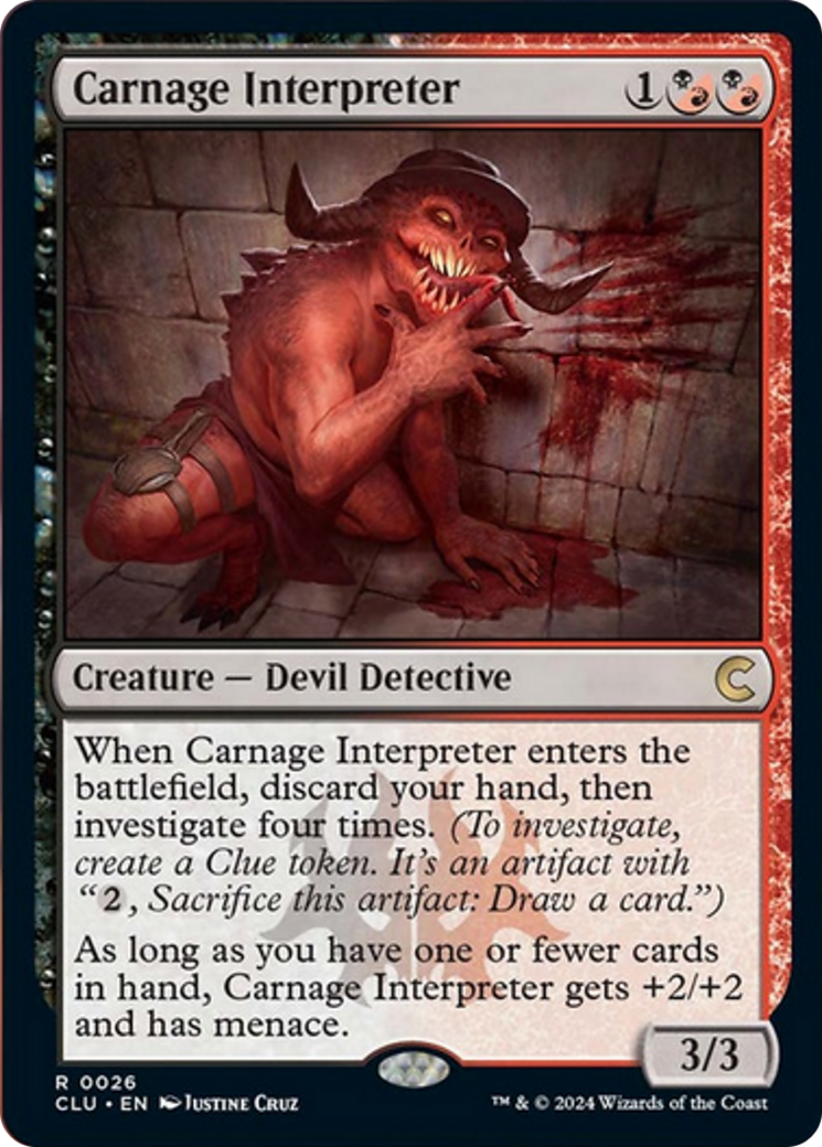 Carnage Interpreter [Ravnica: Clue Edition] | Game Grid - Logan