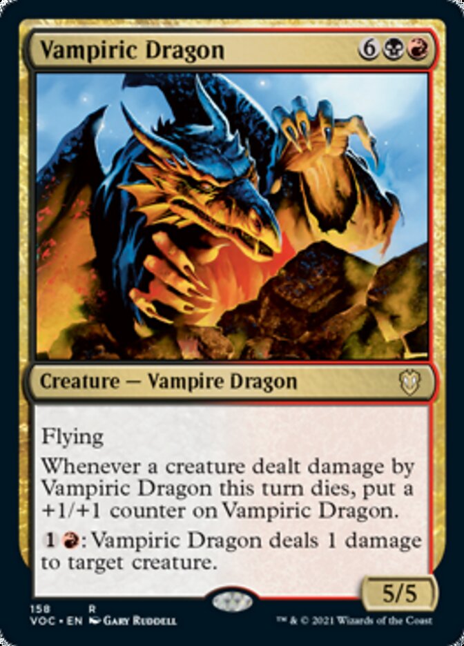 Vampiric Dragon [Innistrad: Crimson Vow Commander] | Game Grid - Logan
