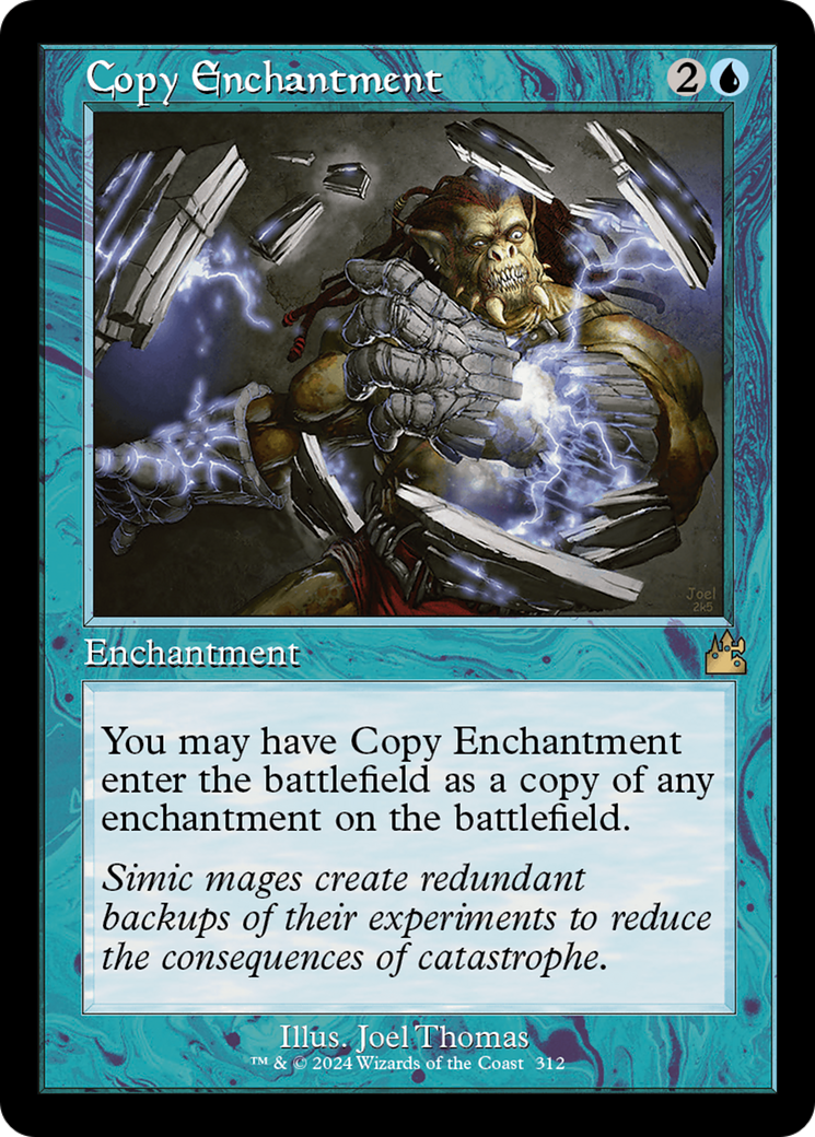 Copy Enchantment (Retro Frame) [Ravnica Remastered] | Game Grid - Logan