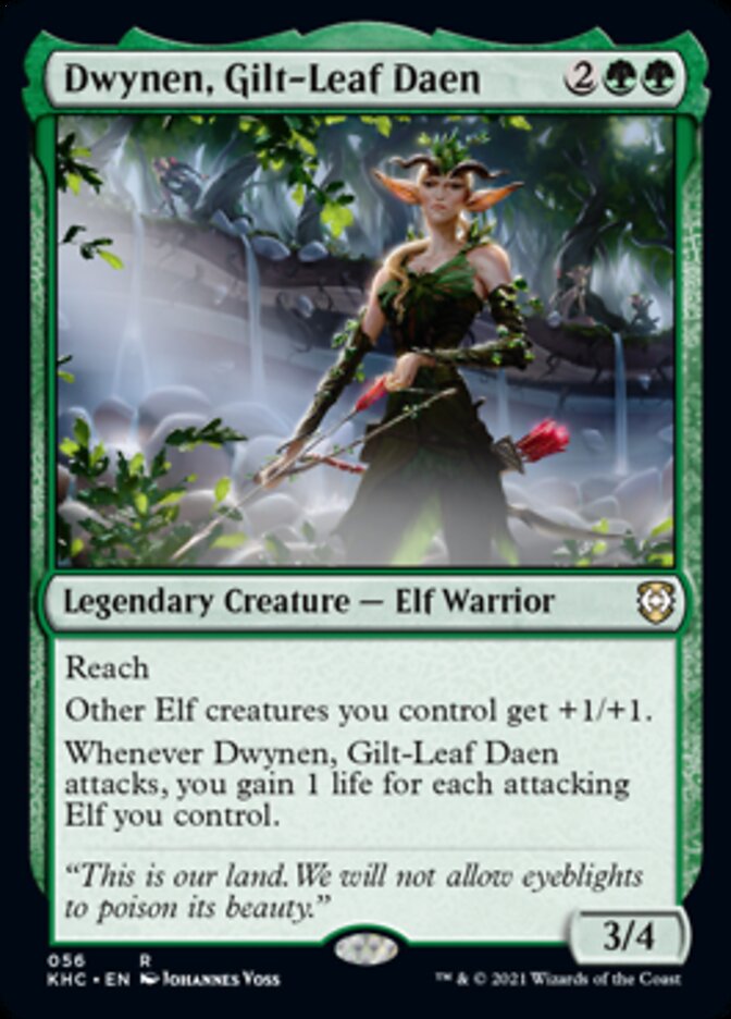 Dwynen, Gilt-Leaf Daen [Kaldheim Commander] | Game Grid - Logan