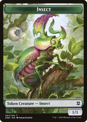 Illusion // Insect Double-Sided Token [Zendikar Rising Tokens] | Game Grid - Logan