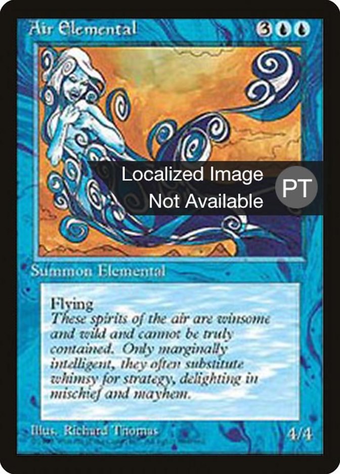 Air Elemental [Fourth Edition (Foreign Black Border)] | Game Grid - Logan