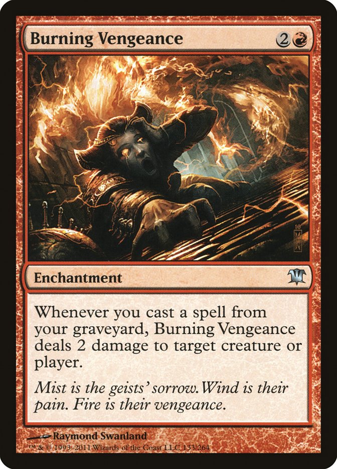 Burning Vengeance [Innistrad] | Game Grid - Logan