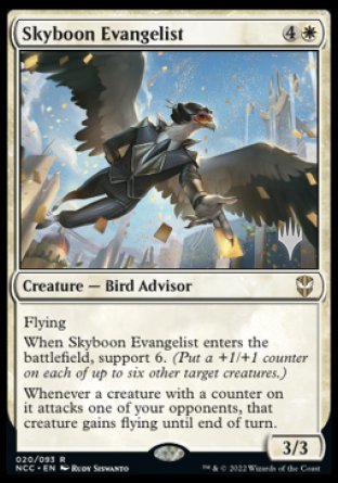 Skyboon Evangelist (Promo Pack) [Streets of New Capenna Commander Promos] | Game Grid - Logan