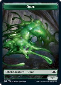 Ooze // Wurm (030) Double-Sided Token [Double Masters Tokens] | Game Grid - Logan