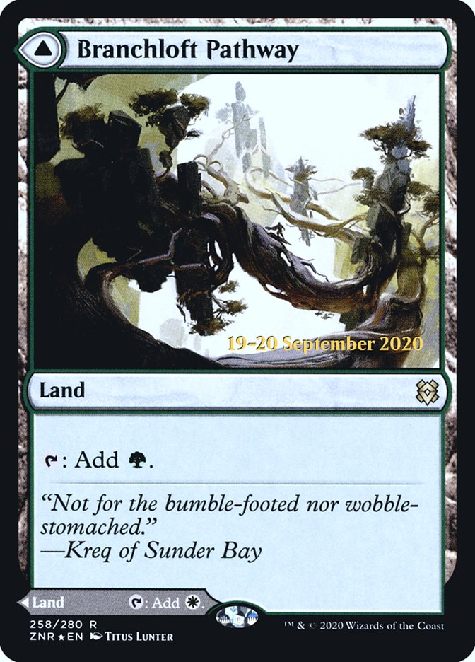 Branchloft Pathway // Boulderloft Pathway [Zendikar Rising Prerelease Promos] | Game Grid - Logan