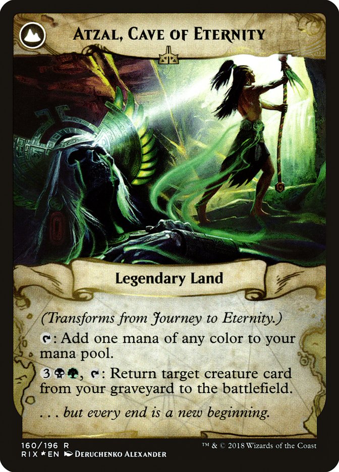 Journey to Eternity // Atzal, Cave of Eternity [Rivals of Ixalan Prerelease Promos] | Game Grid - Logan