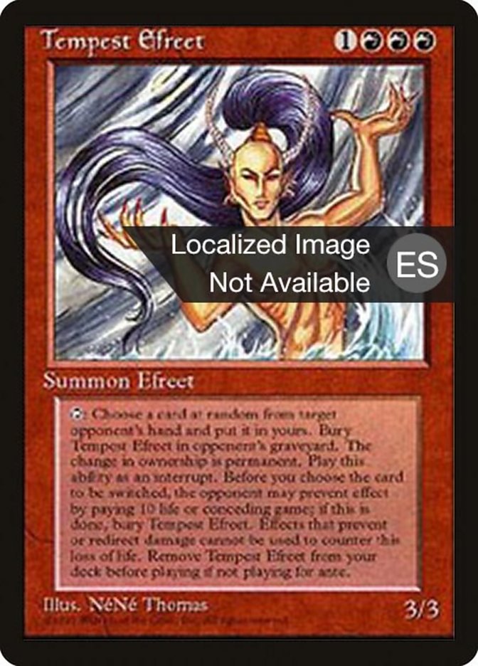 Tempest Efreet [Fourth Edition (Foreign Black Border)] | Game Grid - Logan