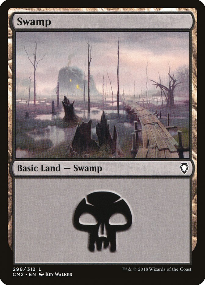 Swamp (298) [Commander Anthology Volume II] | Game Grid - Logan