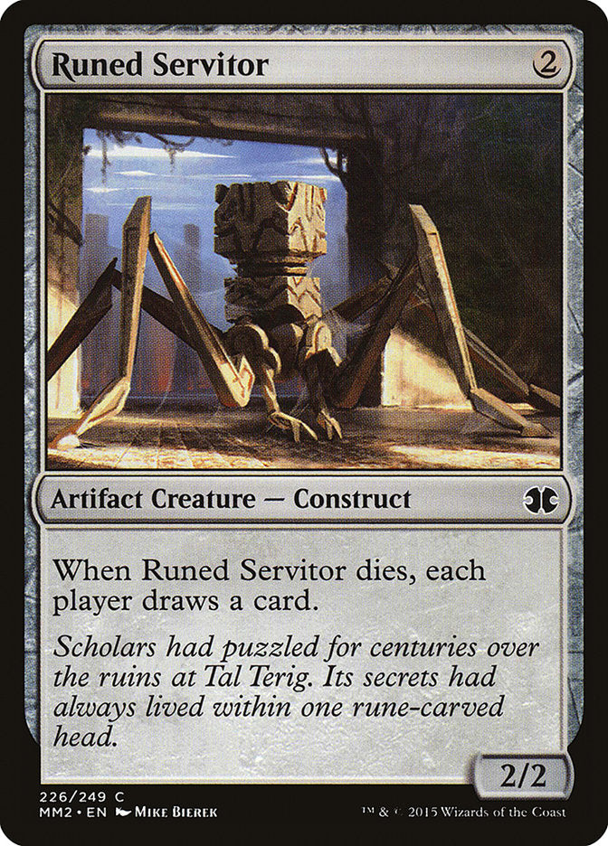 Runed Servitor [Modern Masters 2015] | Game Grid - Logan
