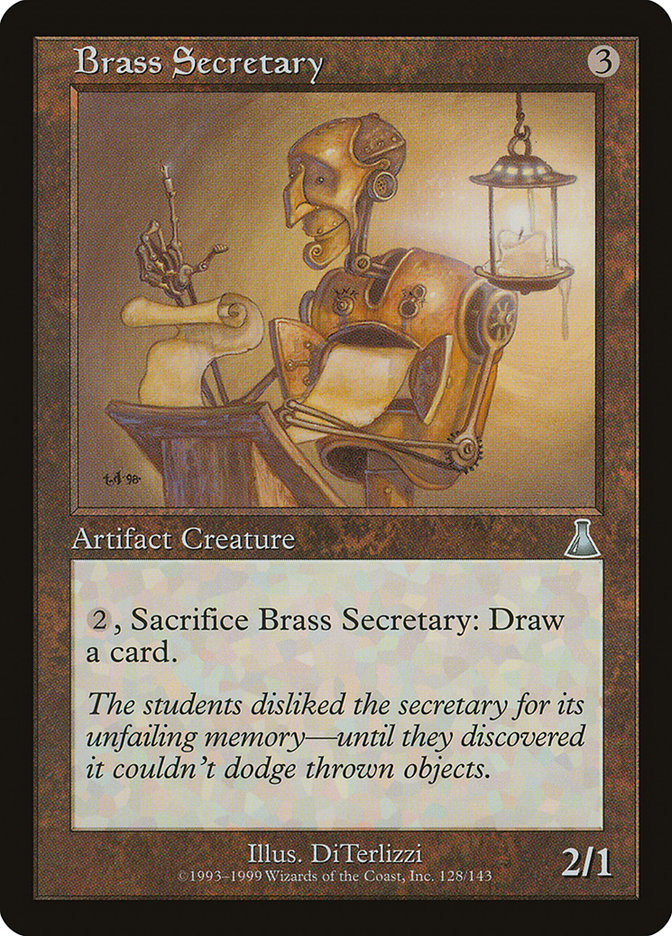 Brass Secretary [Urza's Destiny] | Game Grid - Logan