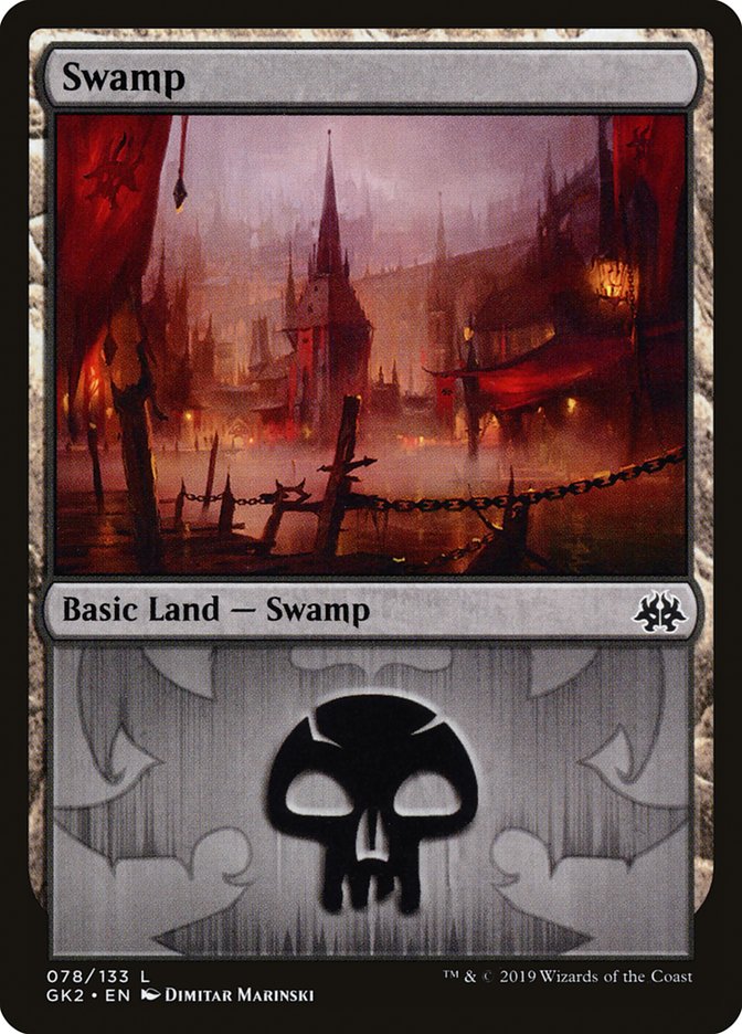 Swamp (78) [Ravnica Allegiance Guild Kit] | Game Grid - Logan