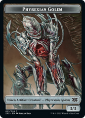 Elemental // Phyrexian Golem Double-Sided Token [Double Masters 2022 Tokens] | Game Grid - Logan