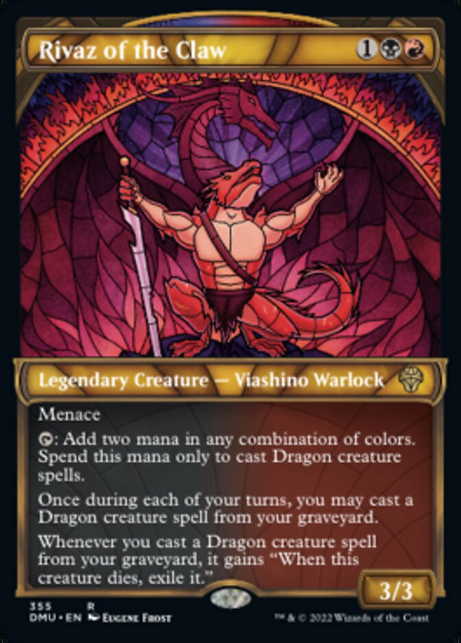 Rivaz of the Claw (Showcase Textured) [Dominaria United] | Game Grid - Logan