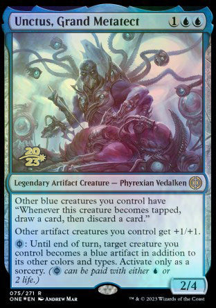 Unctus, Grand Metatect [Phyrexia: All Will Be One Prerelease Promos] | Game Grid - Logan