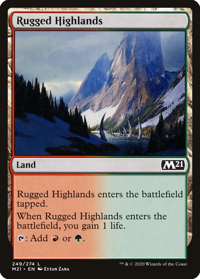 Rugged Highlands [Core Set 2021] | Game Grid - Logan
