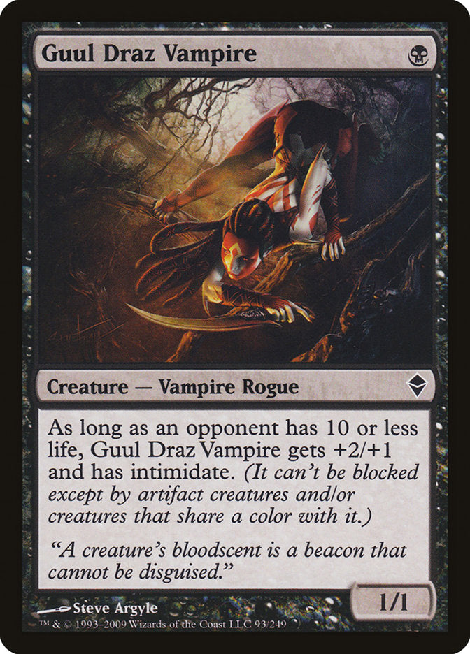 Guul Draz Vampire [Zendikar] | Game Grid - Logan