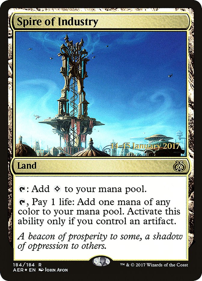 Spire of Industry [Aether Revolt Prerelease Promos] | Game Grid - Logan