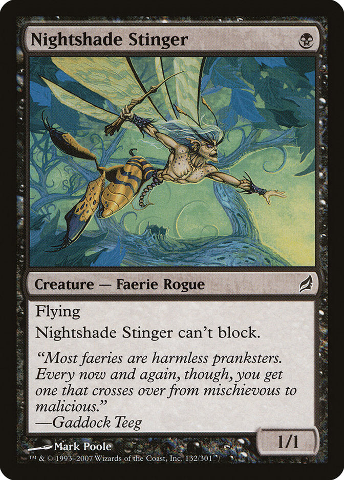 Nightshade Stinger [Lorwyn] | Game Grid - Logan