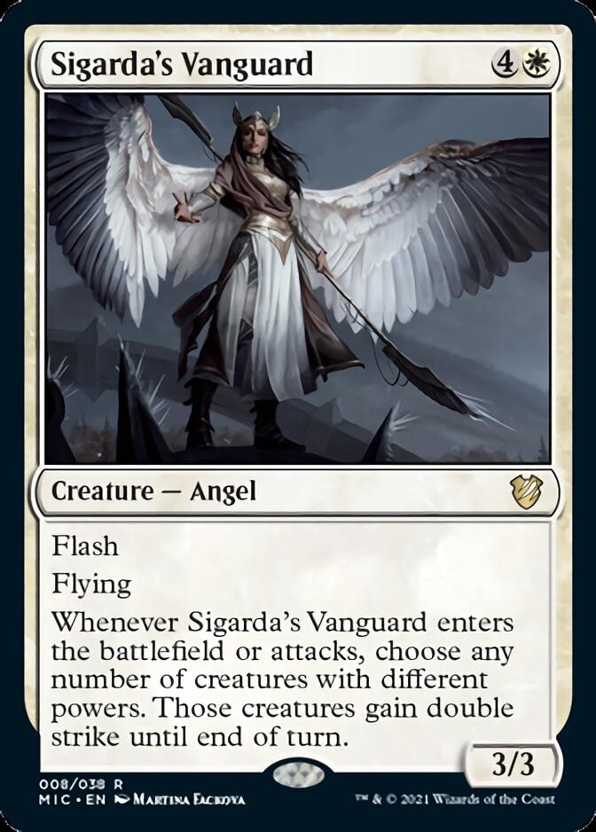 Sigarda's Vanguard [Innistrad: Midnight Hunt Commander] | Game Grid - Logan