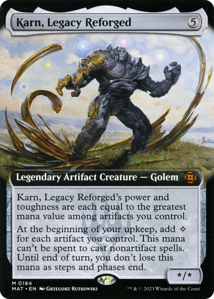 Karn, Legacy Reforged (Extended Art) [March of the Machine: The Aftermath] | Game Grid - Logan