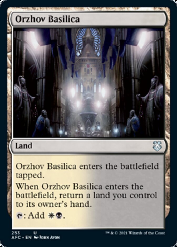 Orzhov Basilica [Dungeons & Dragons: Adventures in the Forgotten Realms Commander] | Game Grid - Logan