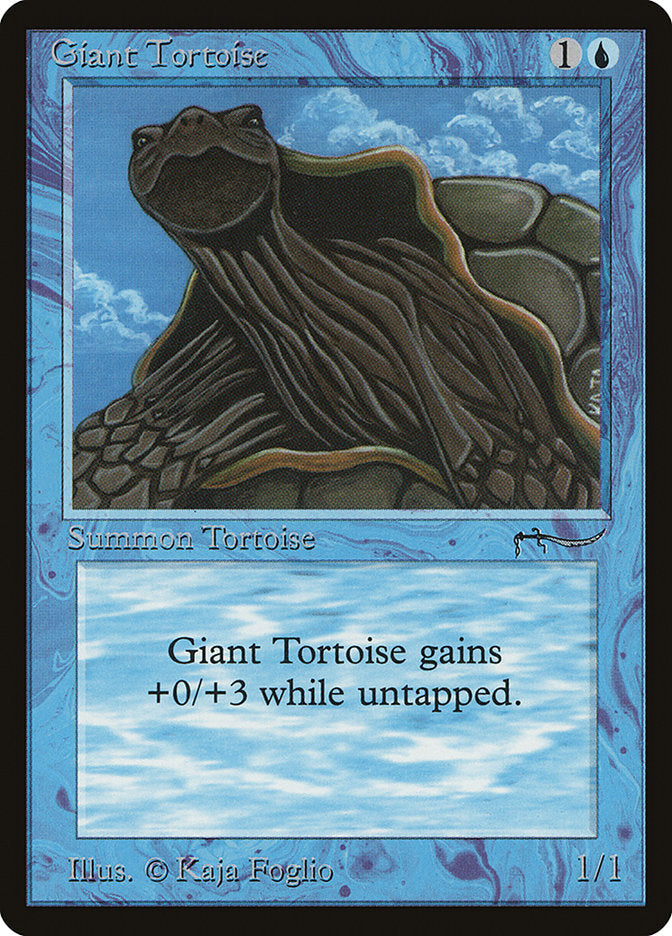 Giant Tortoise (Light Mana Cost) [Arabian Nights] | Game Grid - Logan
