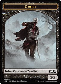 Zombie // Thopter Double-Sided Token (Game Night) [Core Set 2019 Tokens] | Game Grid - Logan