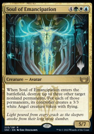 Soul of Emancipation (Promo Pack) [Streets of New Capenna Promos] | Game Grid - Logan